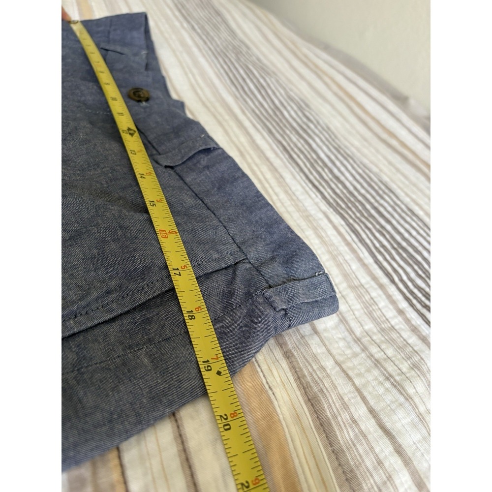 Brooks Brothers Lightweight Advantage Chino Shorts Mens 36" Waist 9" Inseam Blue - Picture 6 of 8